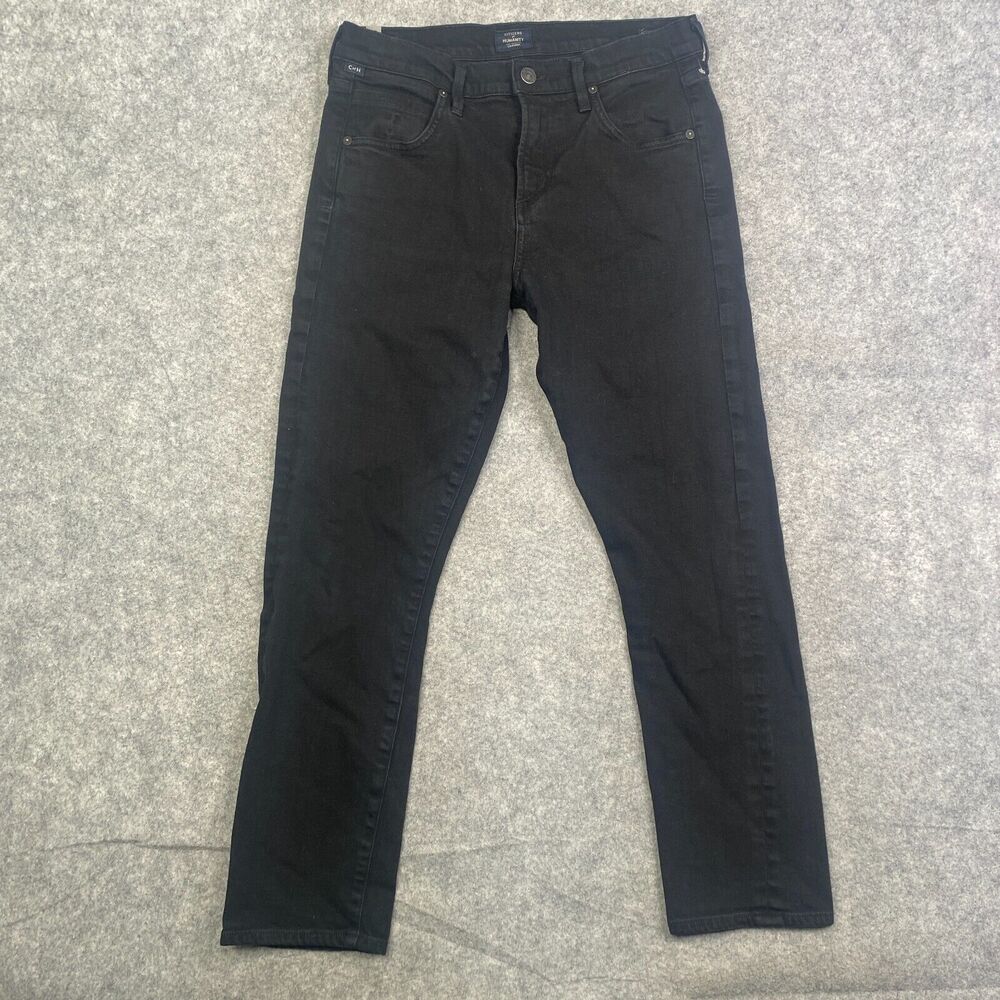 Citizens Of Humanity Black Cropped Ankle Jeans